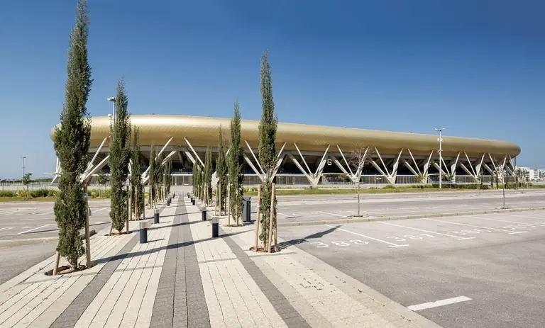Sammy Ofer Stadium and its surrounding public space